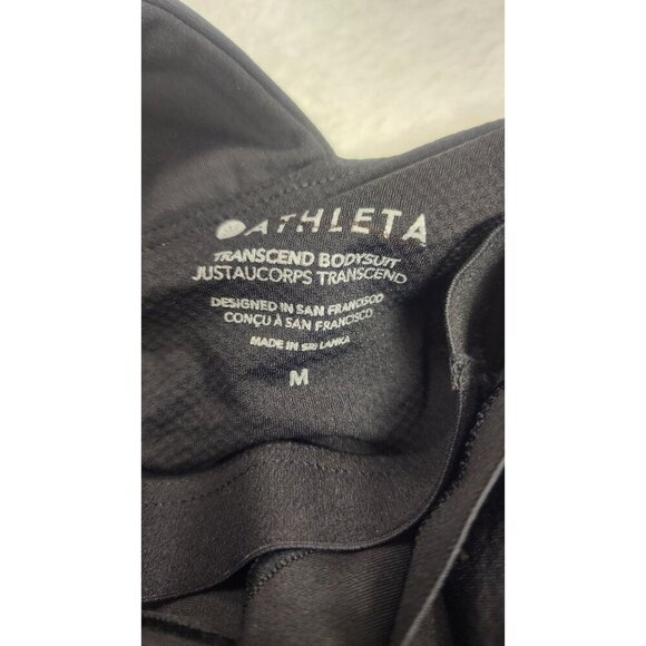 Athleta TRANSCEND 7/8 BODYSUIT Black Medium - Picture 7 of 9